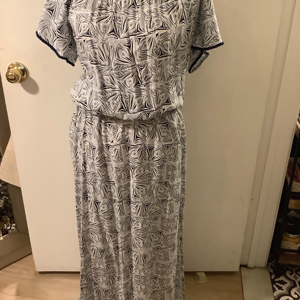 Skemo off the shoulder, , crystal beaded bodice, side slit maxi dress.